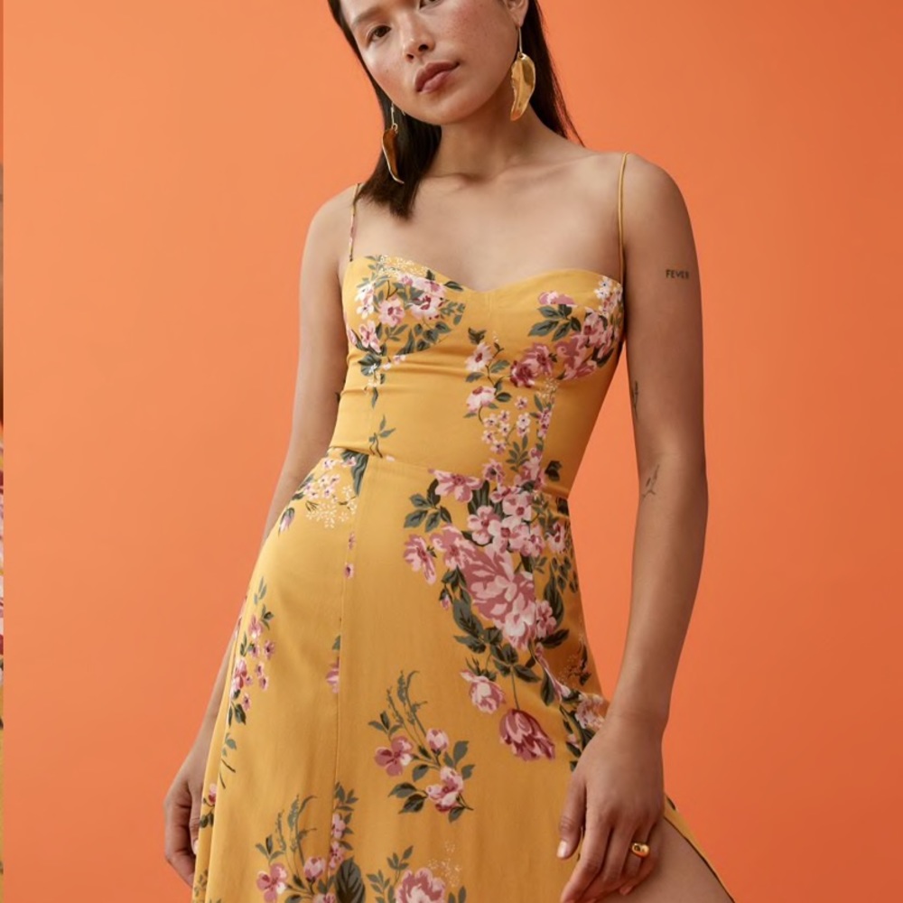 💖Reformation Juliette Dress Anjelica